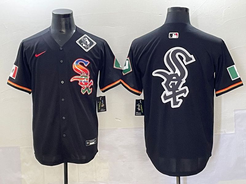 Men 2025 Chicago White Sox Blank Black Game Nike MLB Jersey style 38->chicago white sox->MLB Jersey